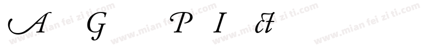 Adobe Garamond Pro Italic字体转换